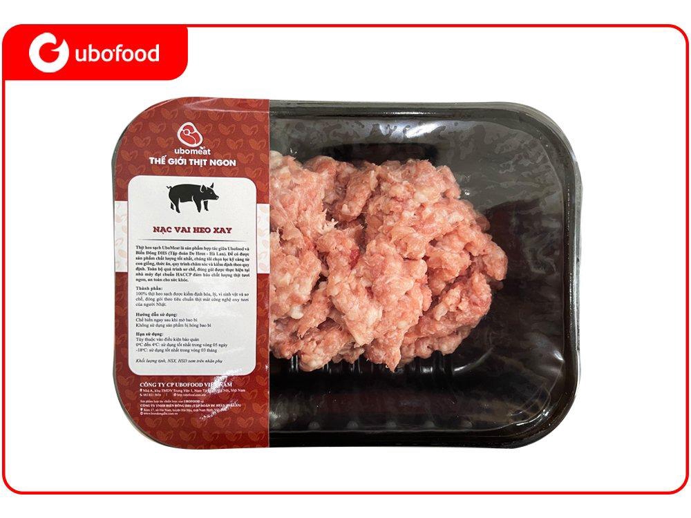 Nạc vai xay heo sạch Ubomeat