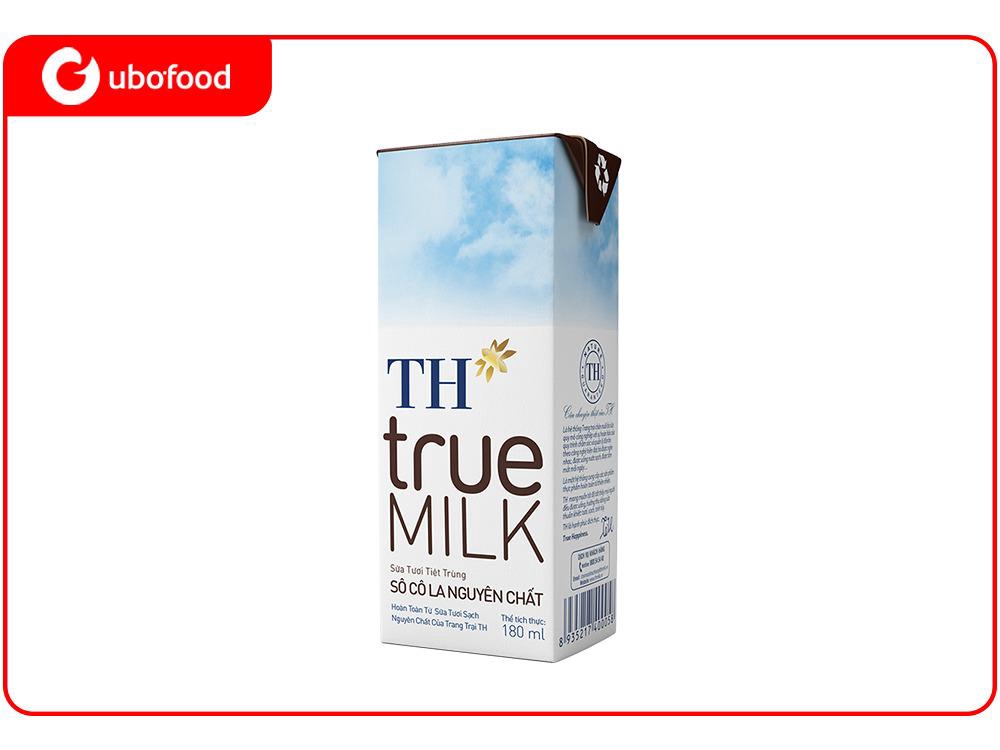 Sữa Tươi Tiệt Trùng  Socola TH true MILK 180ml