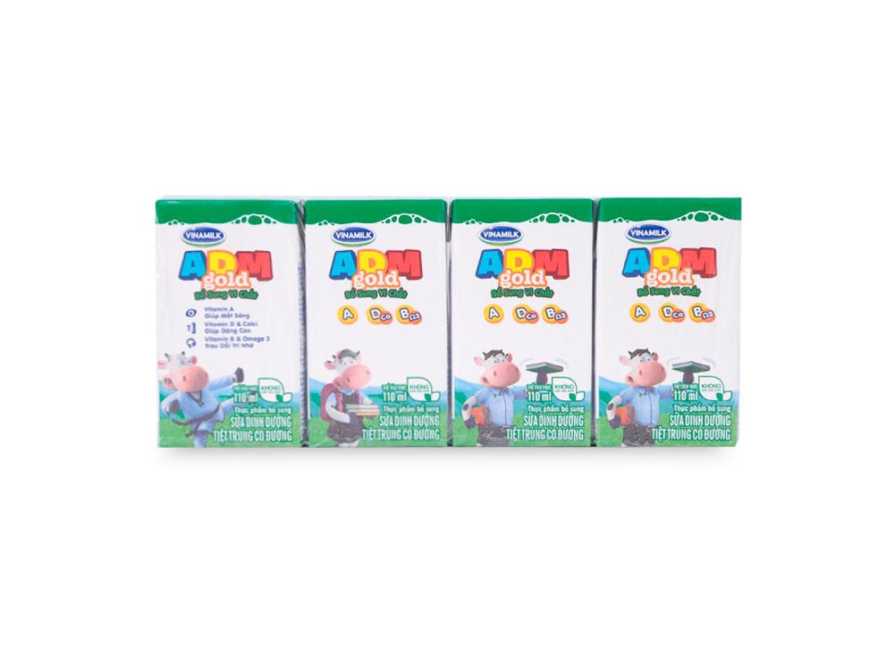 Sữa Tươi Tiệt Trùng Có Đường ADM Vinamilk 110ml