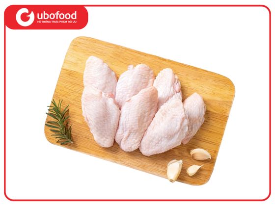 Cánh Gà Khúc Giữa Tươi Sạch Ubomeat Khay 300g